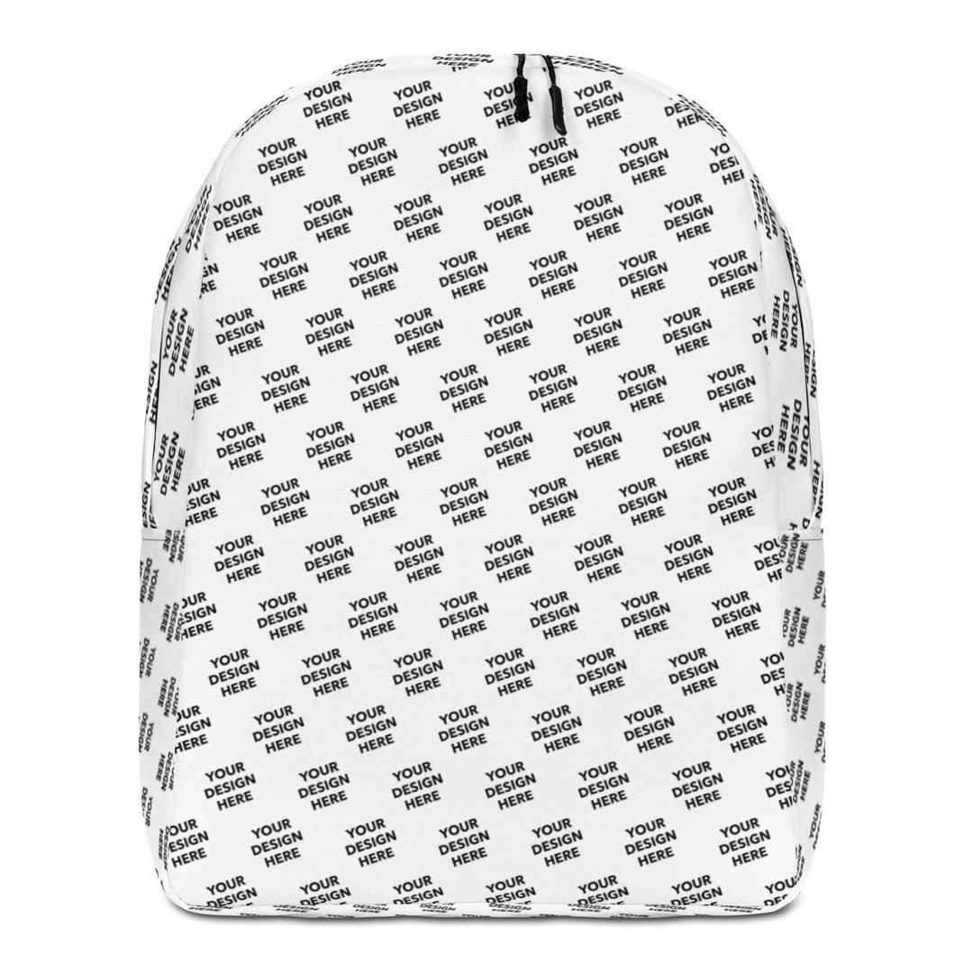 Customized Canvas Backpack, Personalized Custom Bag, Custom Backpack Gift, Customized All Over