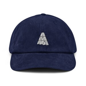 Cappello in velluto a coste House of Cards, berretto da papà in velluto a coste ricamato a mano - Colori assortiti