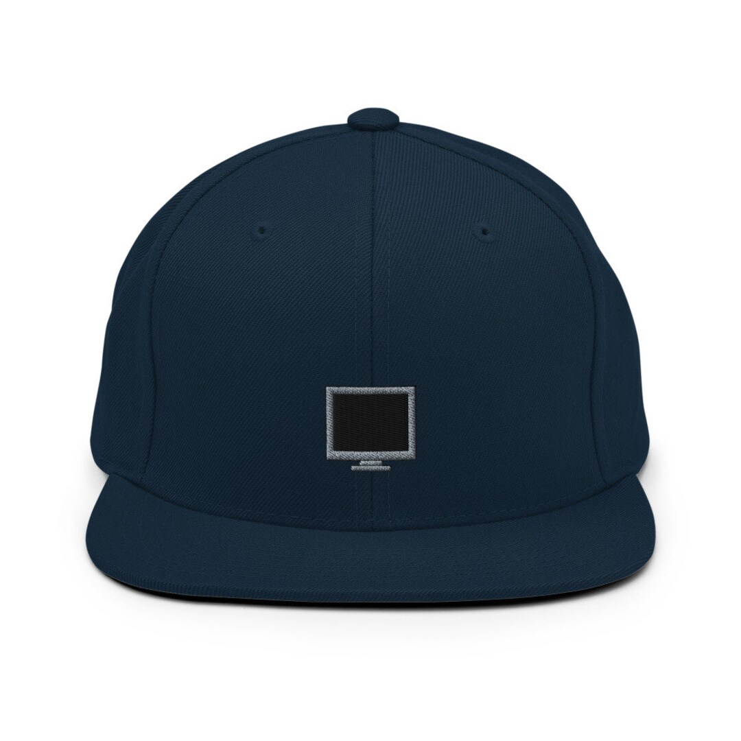 PC Monitor Embroidered Snapback Hat - Gamer Gift - Etsy