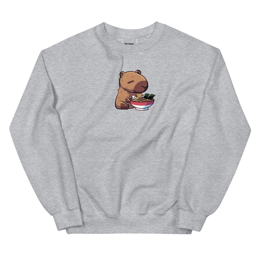 Capybara Eating Ramen Unisex Hoodie main image 0