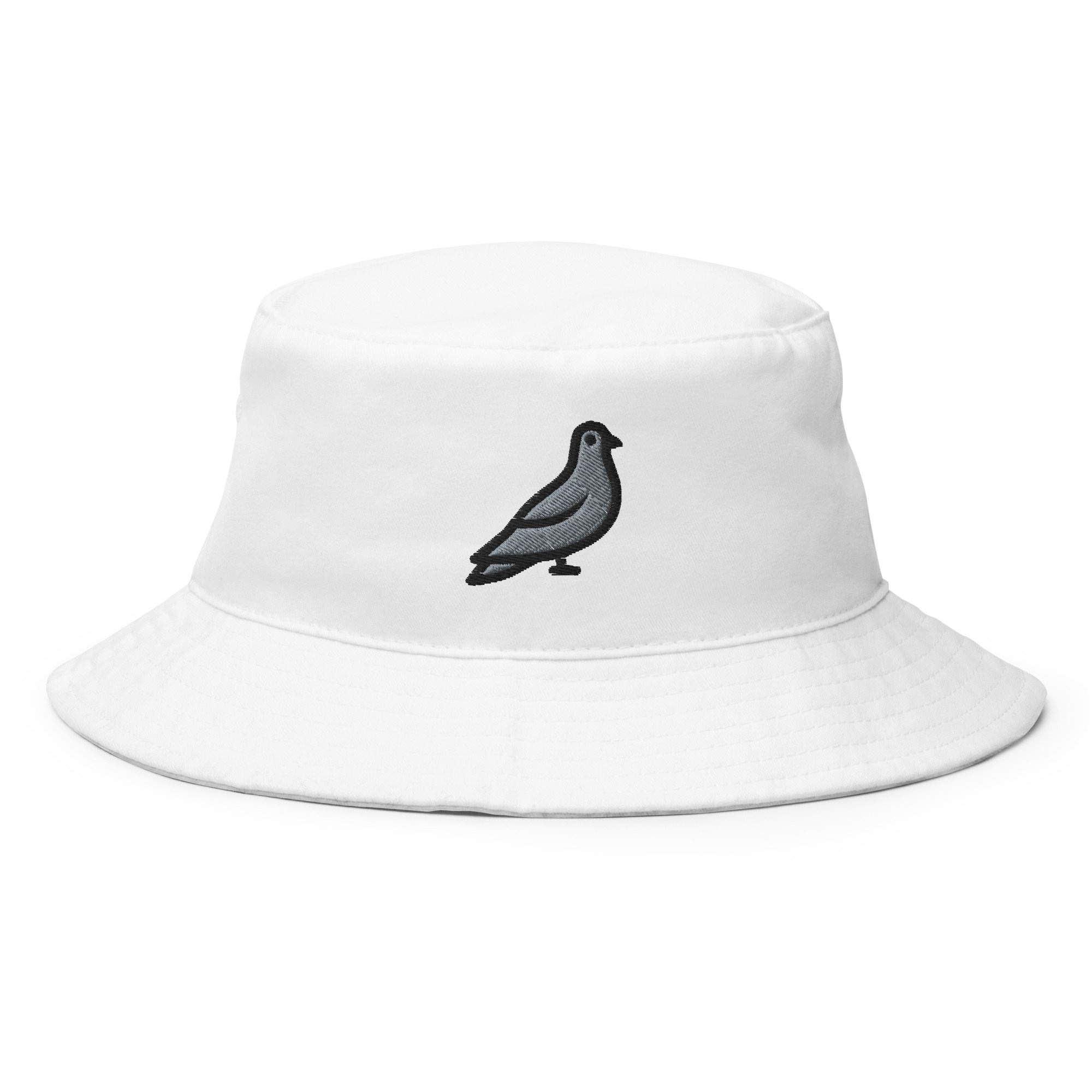 Pigeon Bucket Hat Embroidered Bucket 