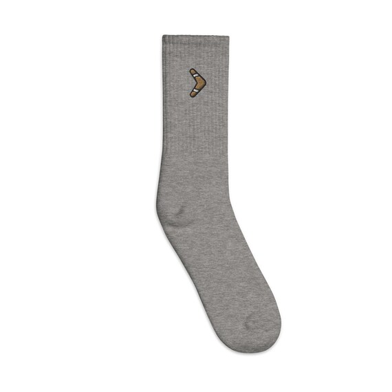 bordados Boomerang calcetines bordados premium -