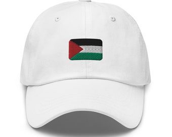 Palestine Embroidered Dad Hat, Embroidered Unisex Hat, Dad Cap, Adjustable Baseball Cap Gift for Him