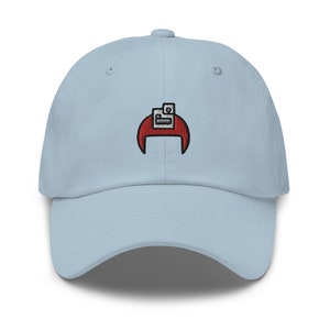 Camera Helmet Dad Hat, Embroidered Unisex Hat, Handmade Dad Cap, Adjustable Baseball Cap Gift - Multiple Colors