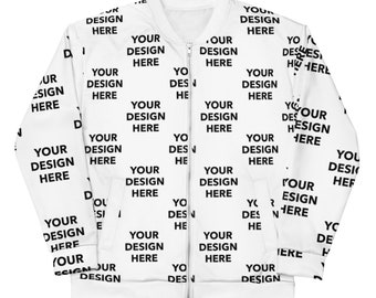 Custom All Over Print Unisex Bomber Jacket