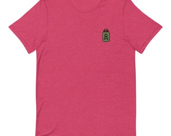 Poison Unisex T-shirt, Embroidered Unisex T-shirt Gift for