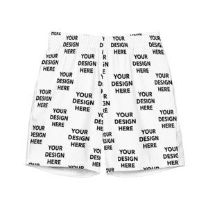 Custom Swim Trunks, Personalized all Over Print Mens Bathing Suit, Customized Printed Mens Swimwear, Mens UPF 50+ Swim Trunks