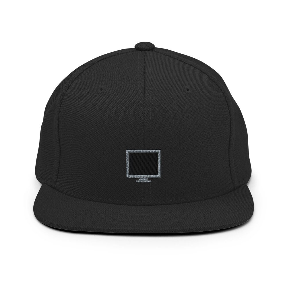 PC Monitor Embroidered Snapback Hat - Gamer Gift - Etsy