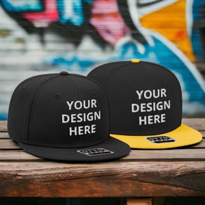 Personalized Embroidered Snapback Hat: Custom Logo Design