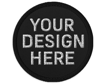 Personalized 3" Iron-On Patch: Custom Logo, Full Color Design