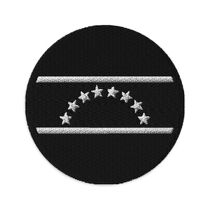 Venezuela Embroidered Patch, 3&quot; Venezuelan Flag Patch, Circular Venezuela Patch Embroidery, Iron on/Sew on Patch Embroidery