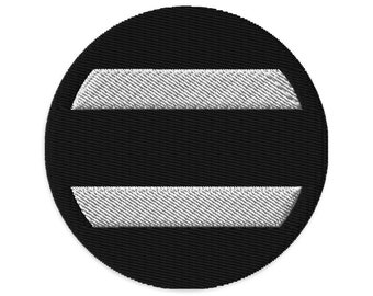 Thailand Flag Embroidered Patch: Circular Thai Patch (3")