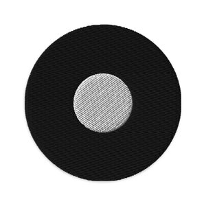 Japan Embroidered Patch, 3&quot; Japanese Flag Patch, Circular Japan Patch Embroidery, Iron on/Sew on Patch Embroidery