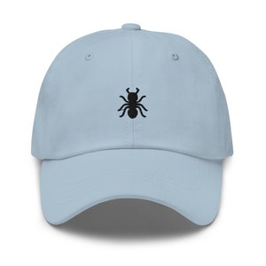 Ant Embroidered Dad Hat,  Embroidered Unisex Hat, Dad Cap, Adjustable Baseball Cap Gift for Him