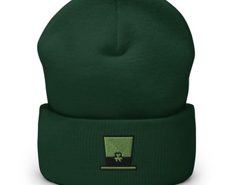 St. Patrick's Day Embroidered Leprechaun Hat Beanie