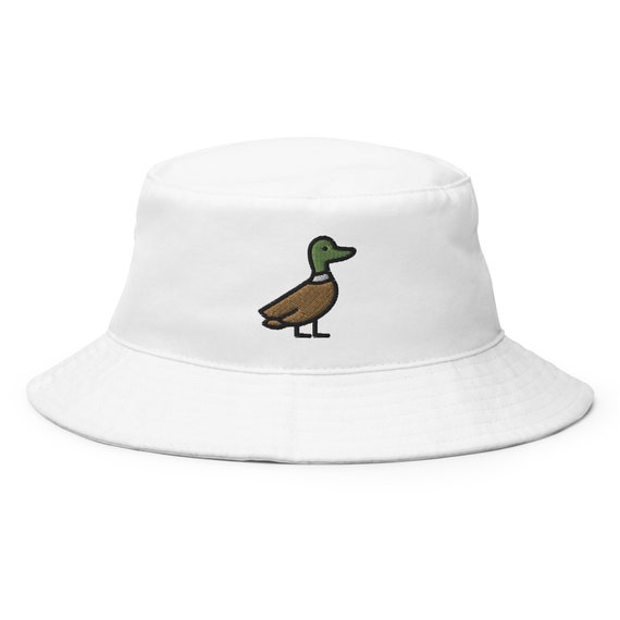 Duck Bucket Hat Embroidered Bucket Hat 