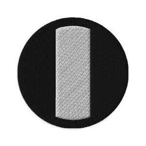 Italy Embroidered Patch, 3&quot; Italian Flag Patch, Circular Italy Patch Embroidery, Iron on/Sew on Patch Embroidery, Italia