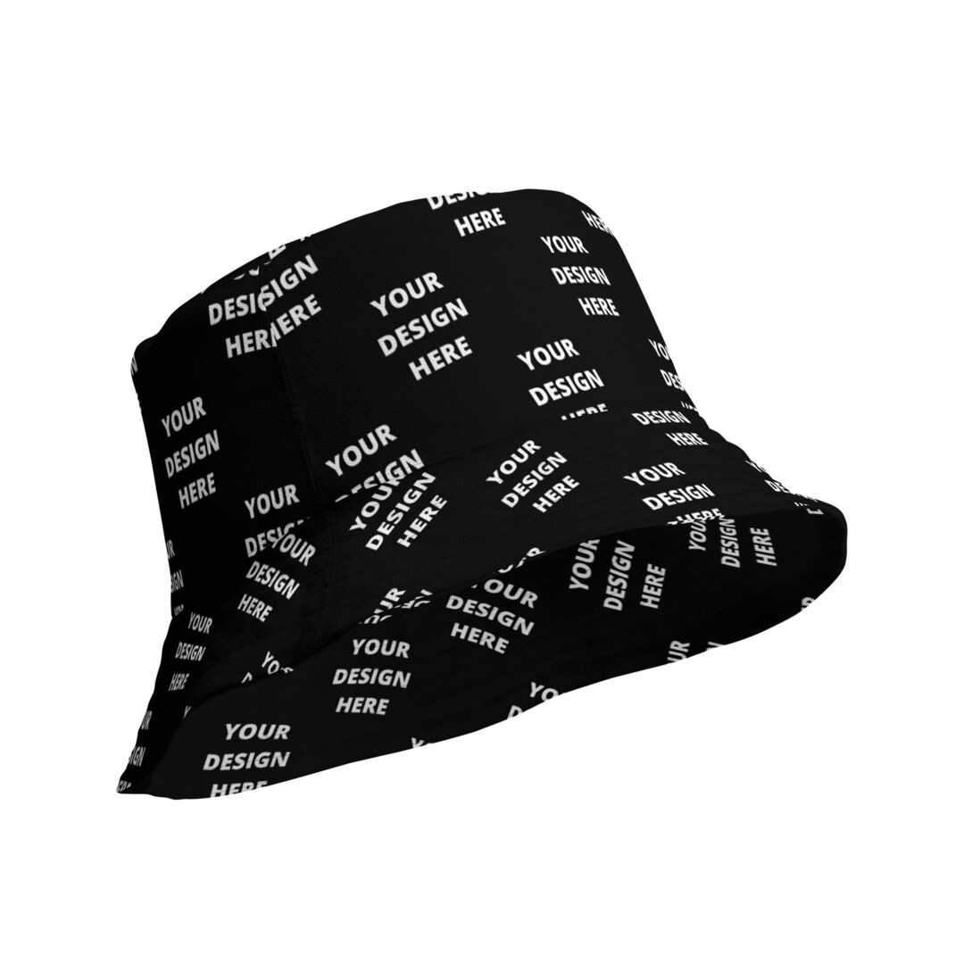 Personalized Bucket Hat, Custom All Over Print Bucket Hat, Reversible