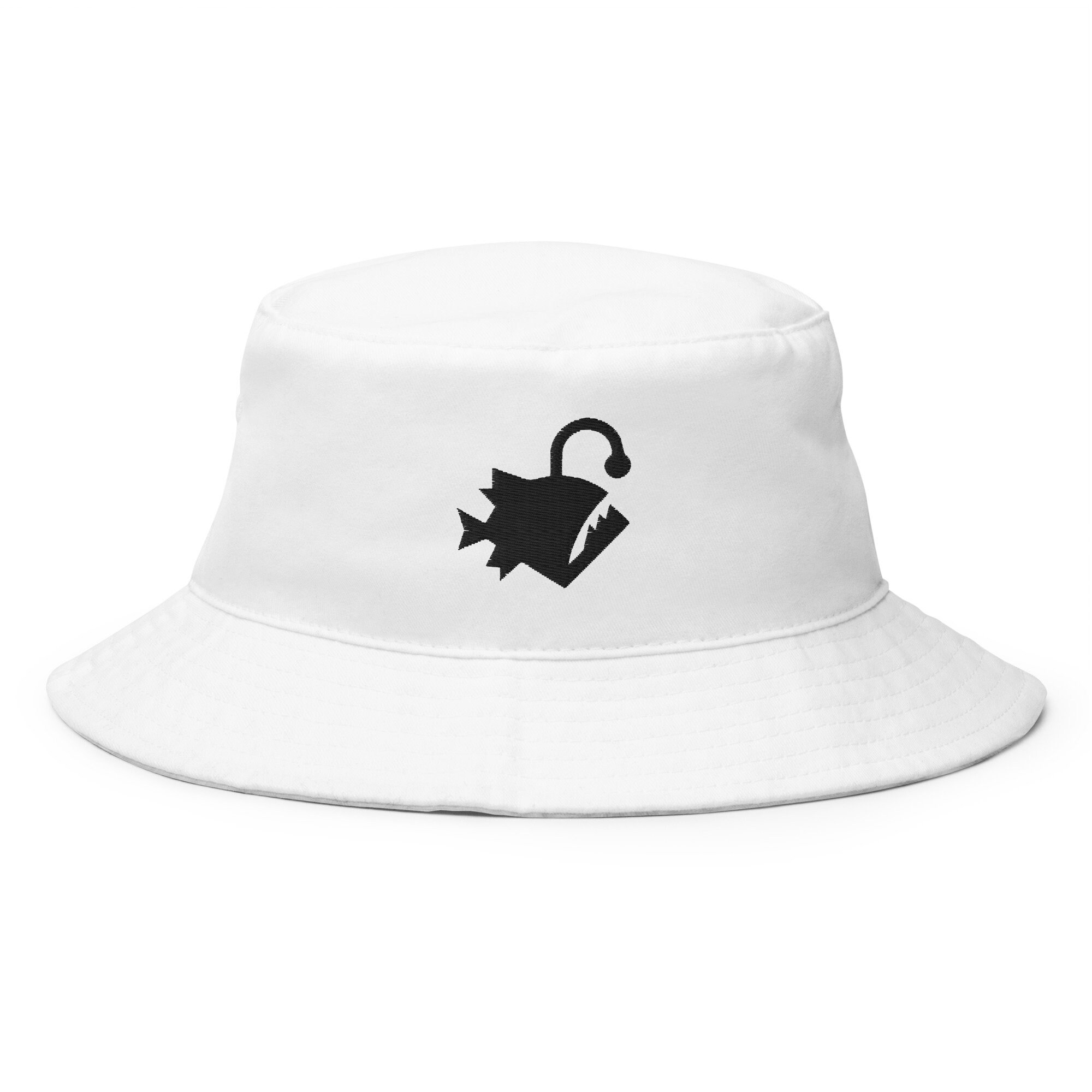 Deep Sea Fish Bucket Hat Embroidered 