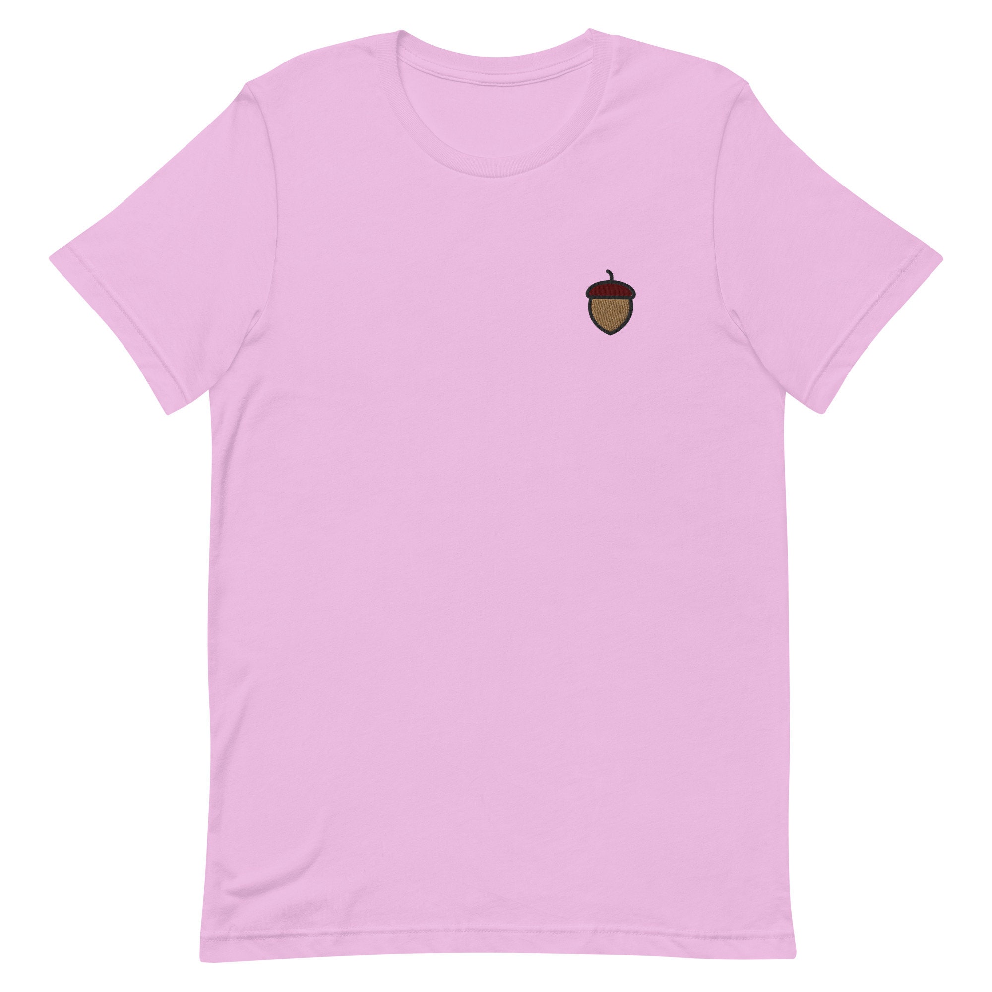 Acorn Unisex T-shirt, Embroidered Unisex T-shirt Gift for