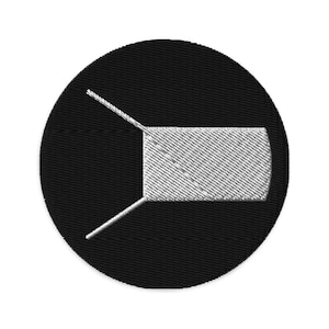 Kuwait Embroidered Patch, 3&quot; Kuwaiti Flag Patch, Circular Kuwait Patch Embroidery, Iron on/Sew on Patch Embroidery