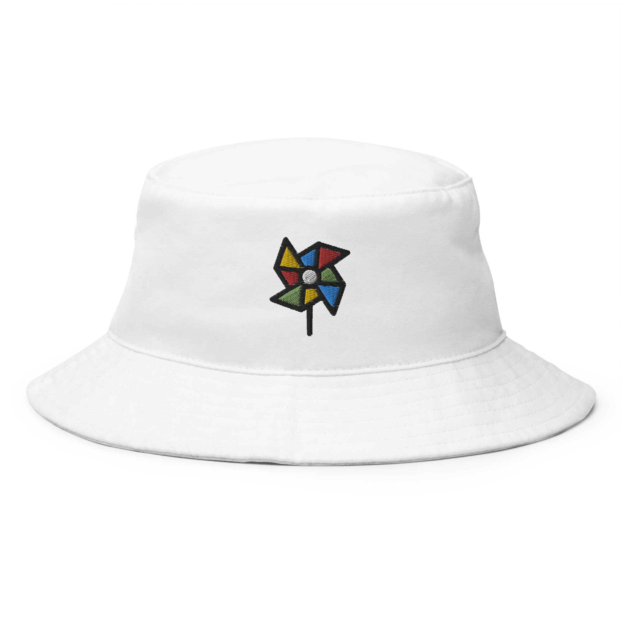 Pinwheel Bucket Hat Embroidered Bucket 