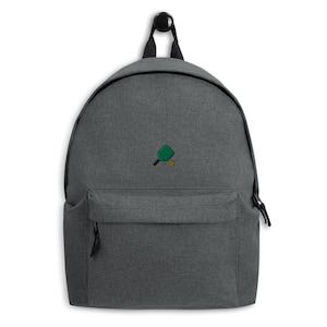 Sac à dos brodé pickleball, cadeau pickleball, broderie pickleball faite main, cartable pickleball, sac de joueur de pickleball