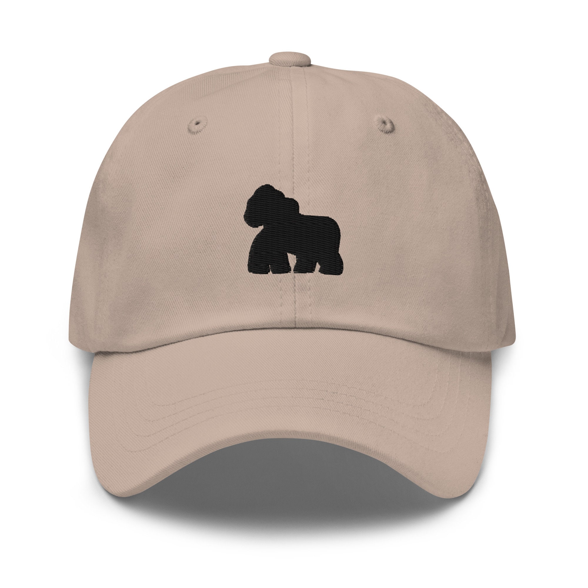 Gorilla Embroidered Dad Hat,  Embroidered Unisex Hat, Dad Cap, Adjustable Baseball Cap Gift for Him