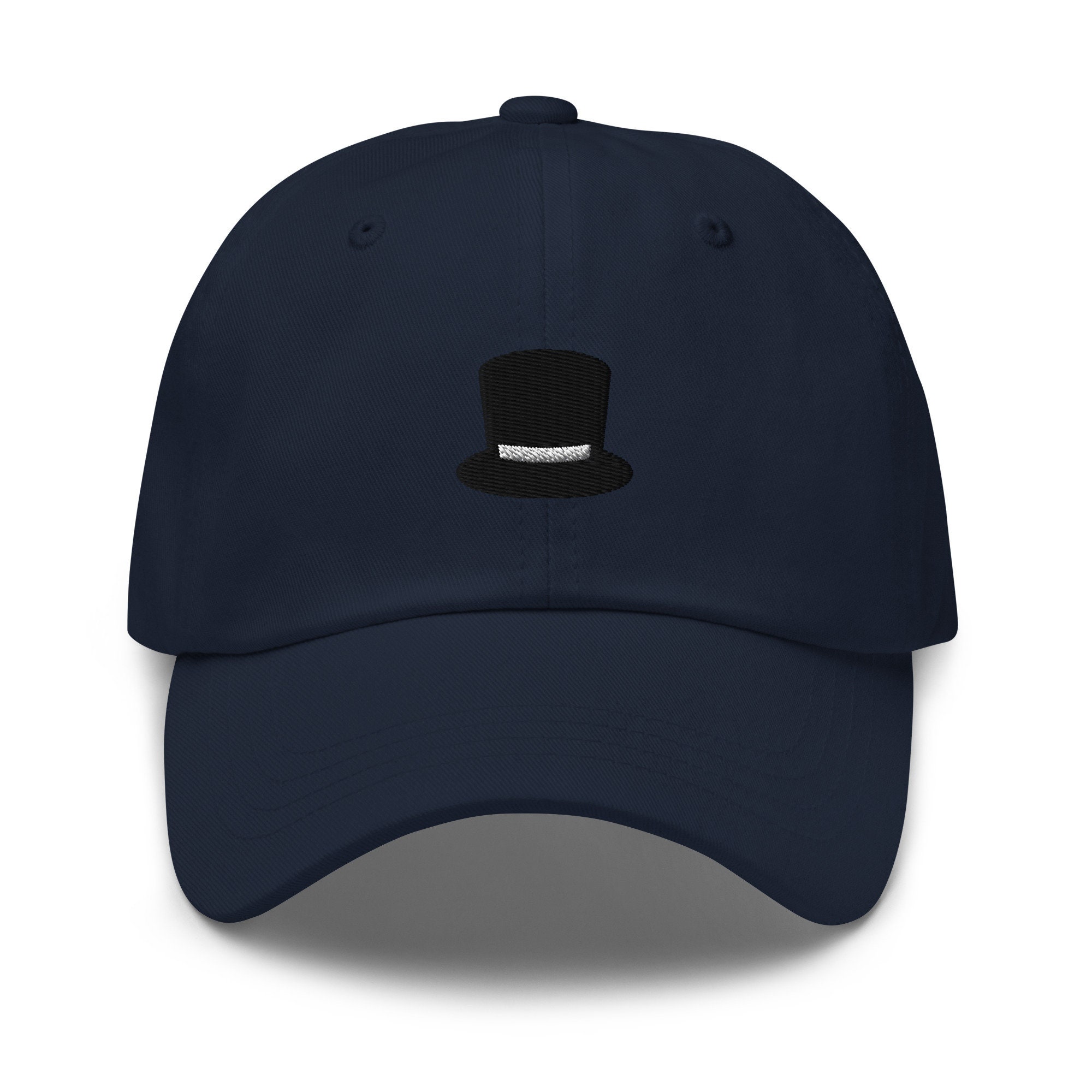 Top Hat Embroidered Dad Hat, Embroidered Unisex Hat, Dad Cap