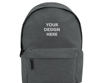 Z-Customizable School BackpackBlue Lattice Design 