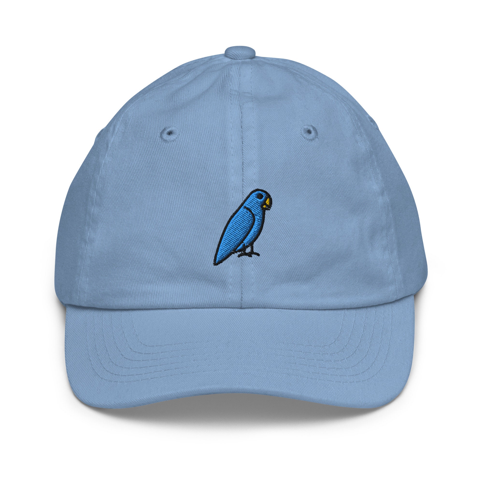 Bird Youth Baseball Cap, Handmade Kids Hat, Embroidered  display picture 2
