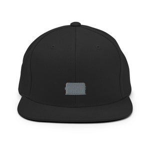 Toaster Embroidered Snapback Hat, Cap Gift, Embroidered Snapback Hat, Flat Bill Snapback