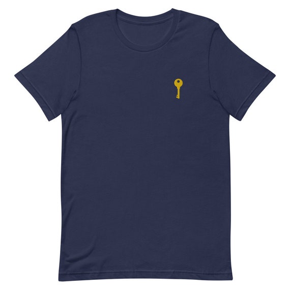 Brass Key bordado camiseta unisex regalo para novio, novia, camisa de manga  corta unisex múltiples colores -  España