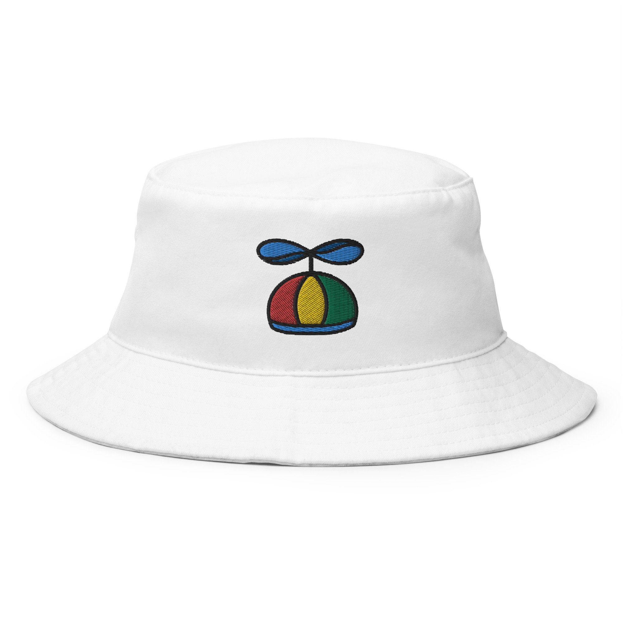 White Propeller Hat