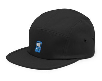 Blaue Vintage Spielkonsole Bestickte Fünf Panel Cap, Hut Geschenk