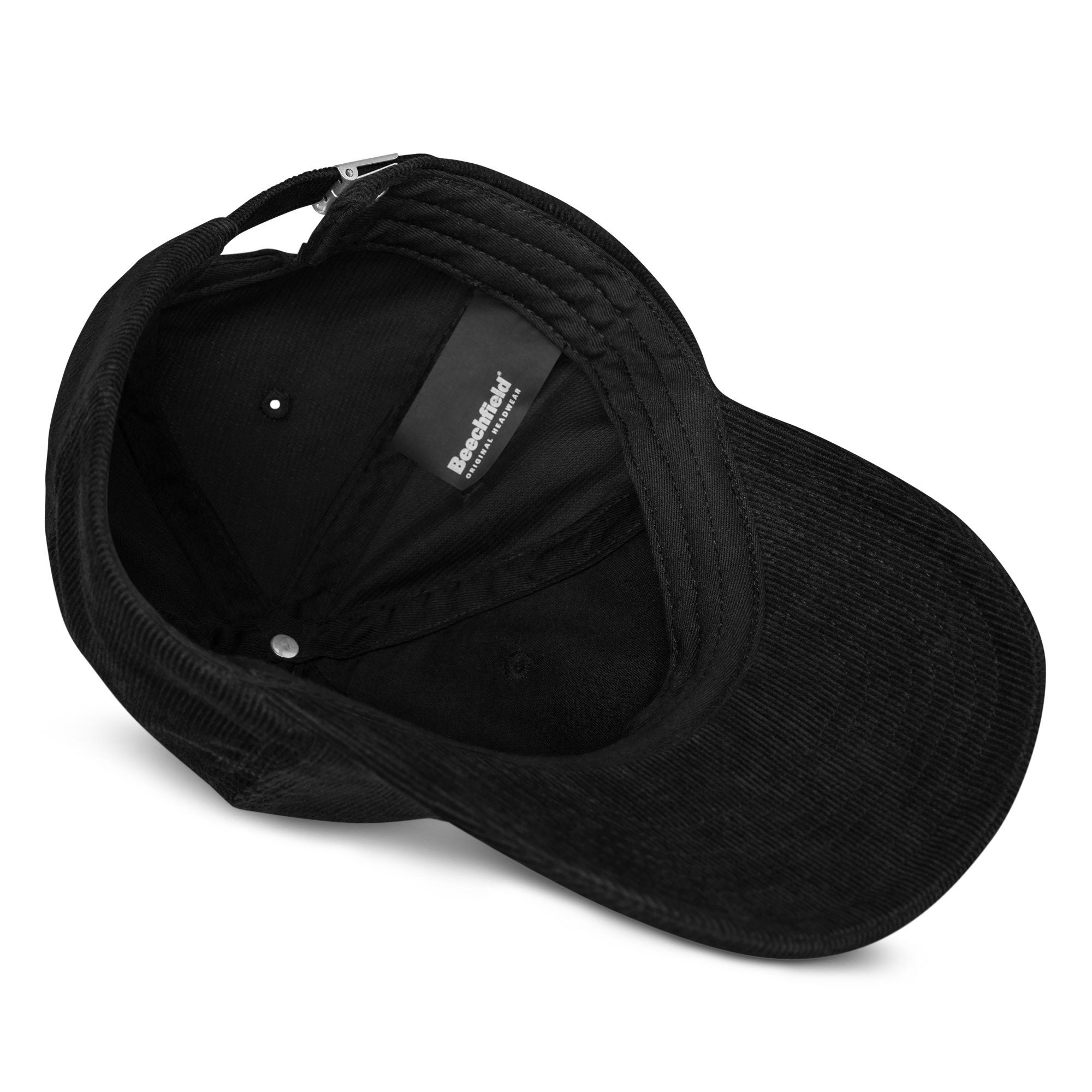 Eight Ball Pool Ball Corduroy Hat, Handmade Embroidered