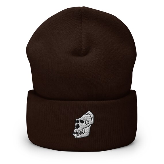 Gorilla Ape Primate Skull Embroidered 