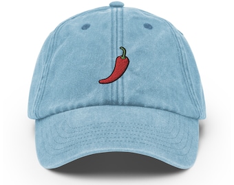 Pepper Vintage Hat, Aged Dad Cap, Faded Baseball Cap Gift - Multiple Colors
