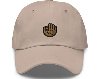 Gorra de béisbol bordada para papá: gorra unisex de sarga de algodón