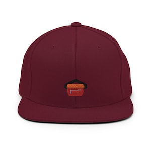 Fanny Pack bestickter Snapback-Hut, Cap-Geschenk, bestickter Snapback-Hut, Flat Bill Snapback