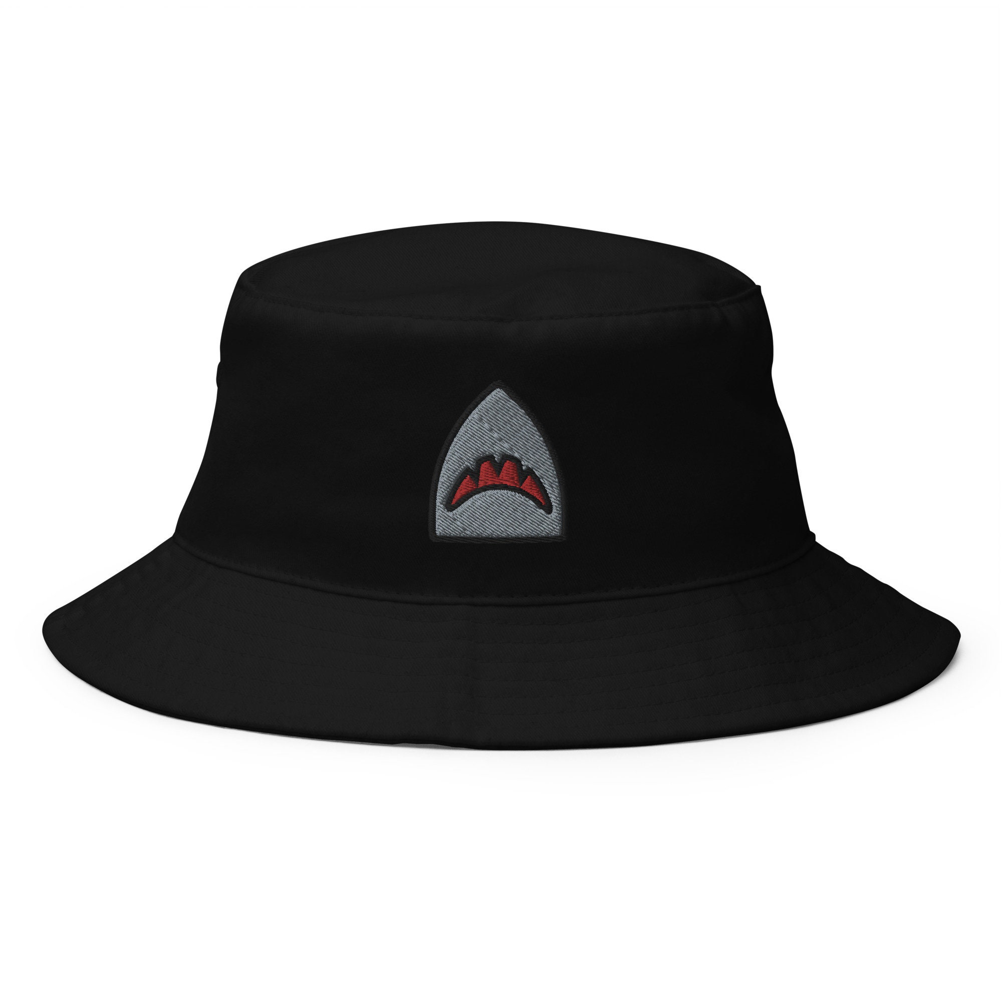 Shark Bucket Hat Embroidered Bucket Hat 