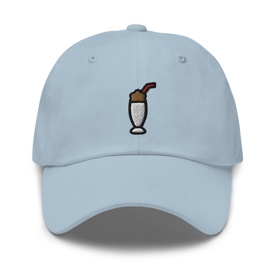 Milkshake Embroidered Dad Hat: Unisex Chino Cotton Twill Cap - Etsy