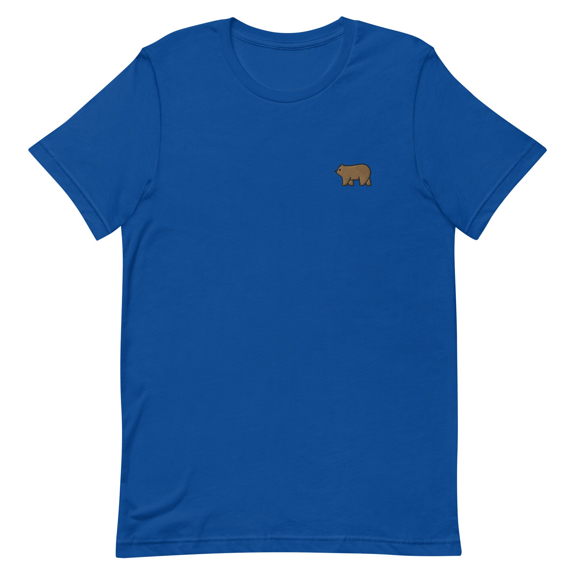 【AMBLER】 Cozy bear embroidered man to man t-shirt Men's T-Shirts - Ambler