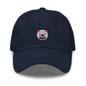 Clown Embroidered Dad Hat,  Embroidered Unisex Hat, Dad Cap, Adjustable Baseball Cap Gift for Him