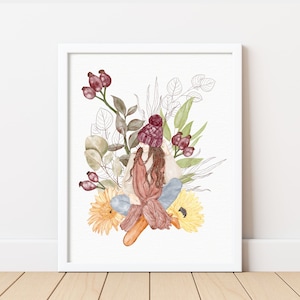 Mädchen Schlafzimmer Drucke | Druckbare Wandkunst | Digitaler Download | Kunst für Teenager Mädchen | Teenager Mädchen Wandkunst | Preppy | Schreibtisch Kunst | Herbstliche Kunst