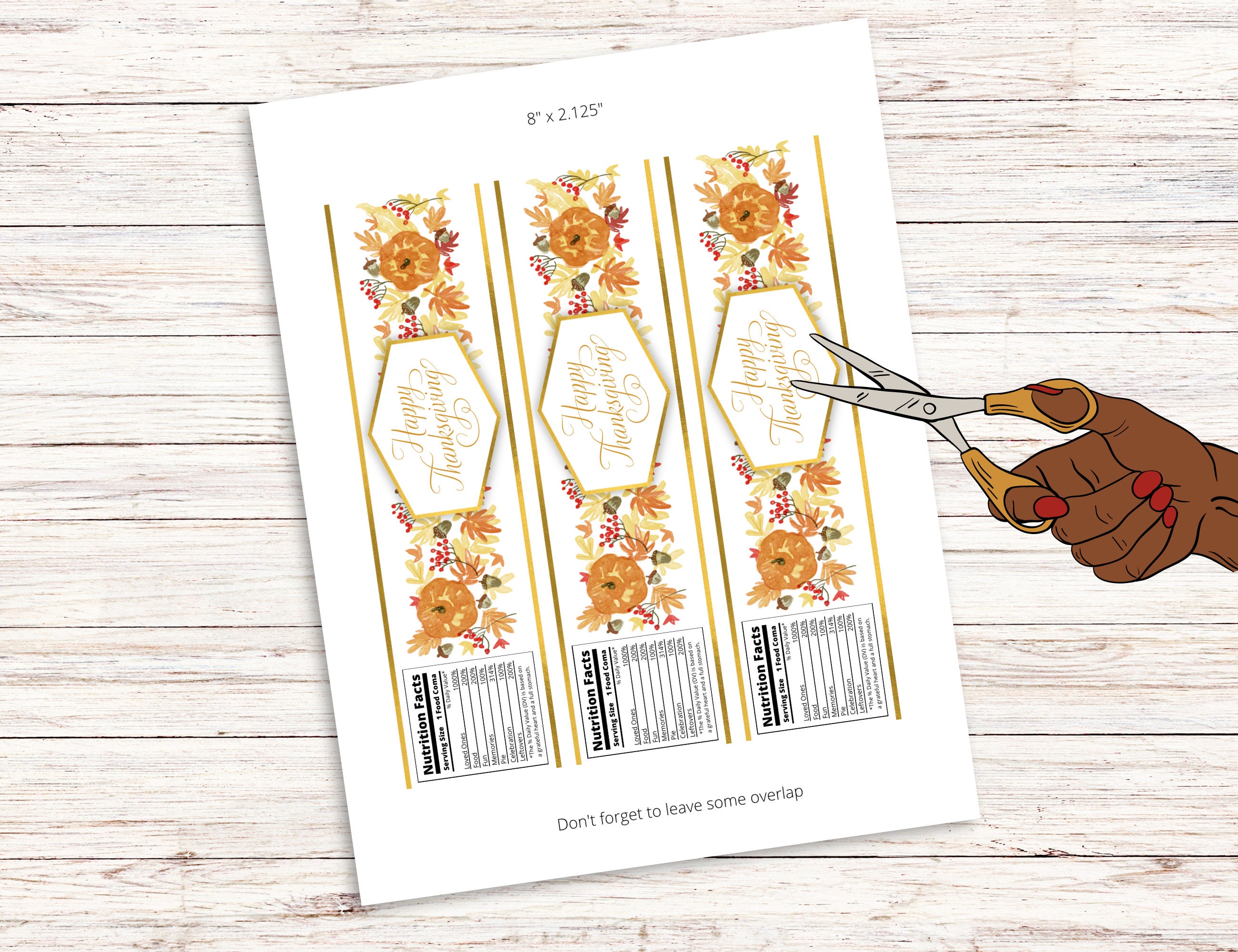 Thanksgiving Water Bottle Labels Printable Instant (Download Now) - Etsy