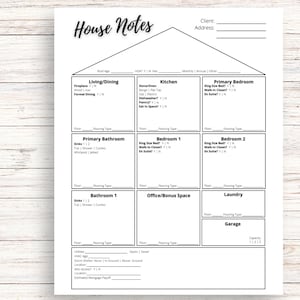 Real Estate Home Walk Through Details Infoblad PDF