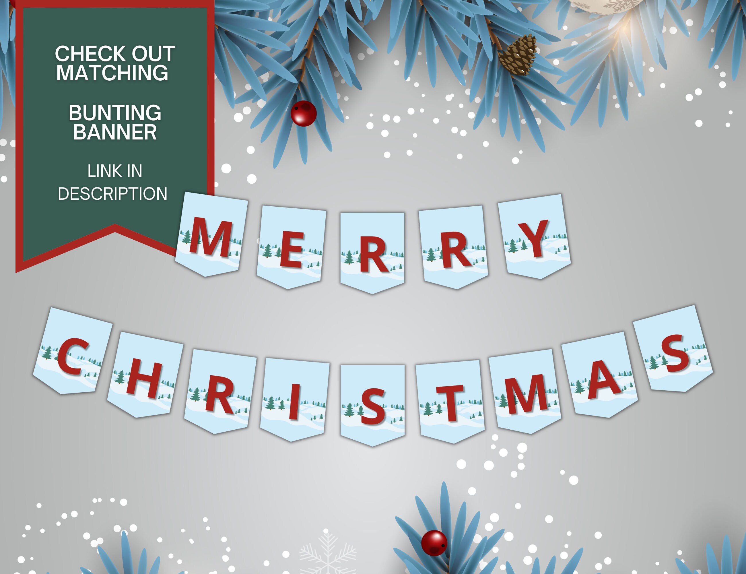 Christmas Water Bottle Labels Printable PDF - Etsy