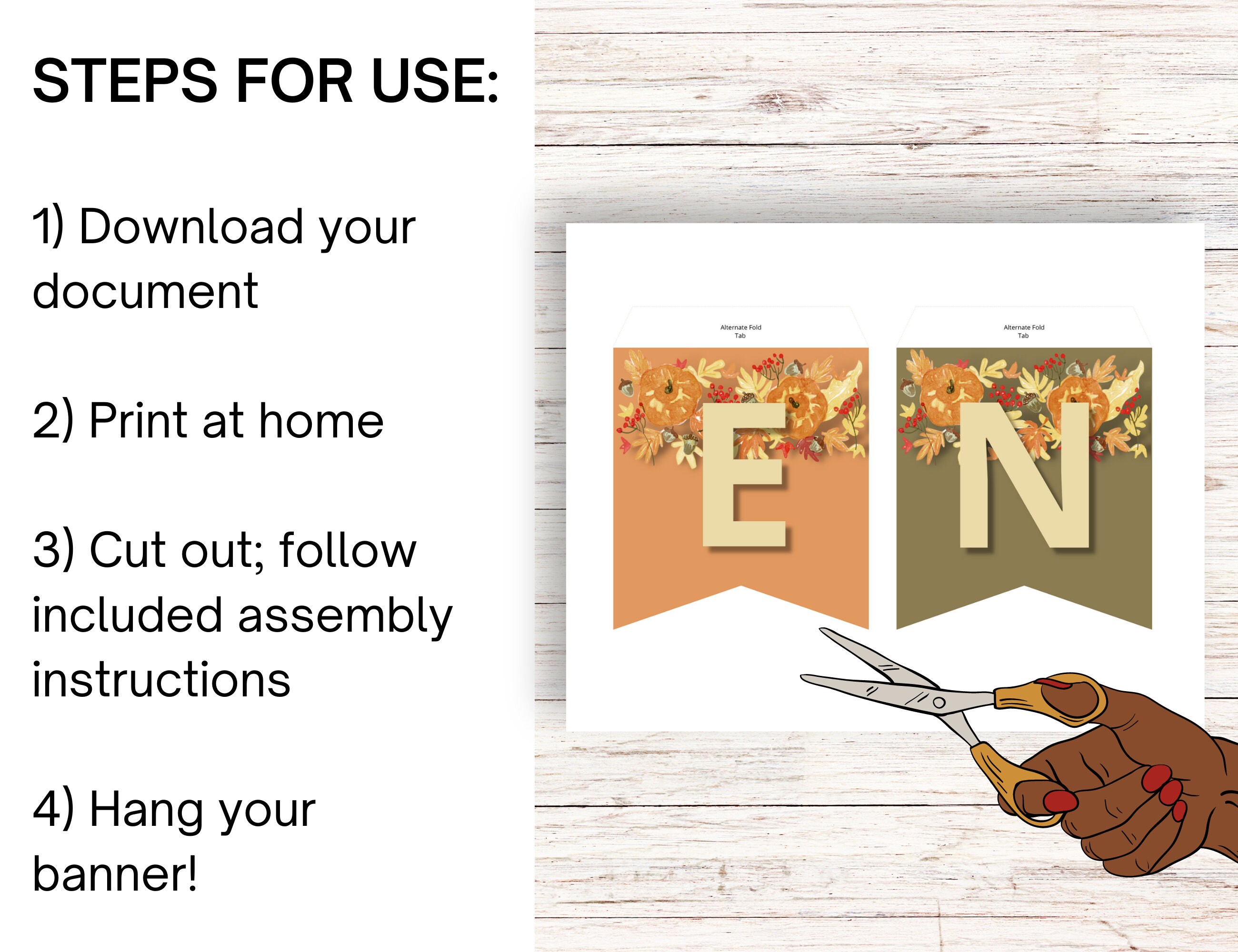 Friendsgiving Bunting Banner Printable - Etsy
