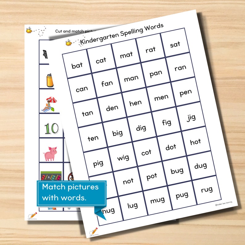Buy Pre K Spelling Words Kindergarten Spelling Words Sight Online in ...